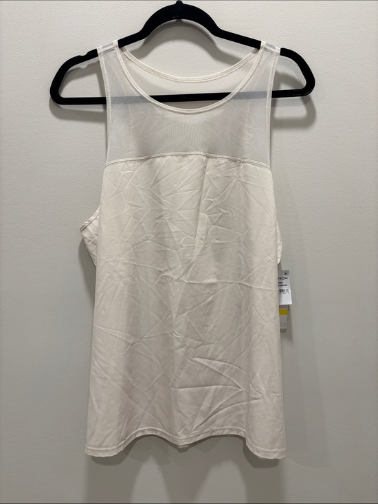 Zella Tops - Zella All Day Mesh Yoke Racerback Workout Tank Top XL NWT Moonbeam